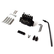 Floyd Rose Lizenziertes Tremolo System - Doppelverriegelungssteg - Schwarz