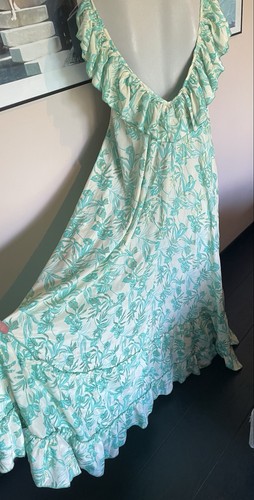 Maxikleid volantkleid - maxikleid,