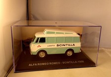 1:43 Modellauto 1956 ALFA ROMEO ROMEO Transporter/Kastenwagen blau/weiß 1:43 BOX