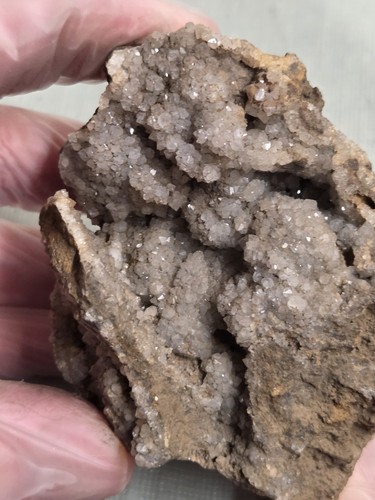 Schöne rauch quarz geode - rauch, 216