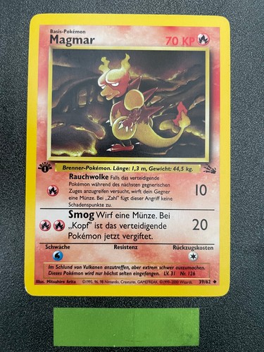 Pokemon karte magmar - karte,