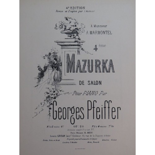 Pfeiffer georges mazurka 4 - mazurka,