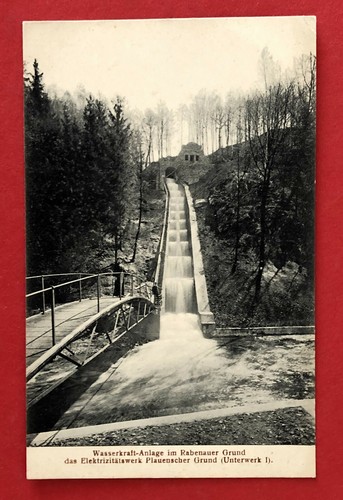 Rabenau 1910 wasserkraft - um,