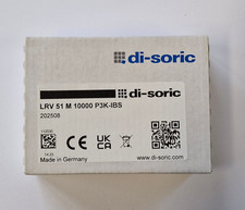 di-soric LRV 51 M 10000 P3K-IBS Laser-Lichtschranke - NEU OVP - worldwide ship