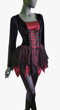 Bäres Corsagenkleid Spitze Gothic victorian Witch Zipfelkleid Gr.34/36