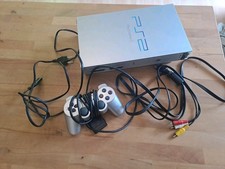 Sony PS2 Playstation 2 silber