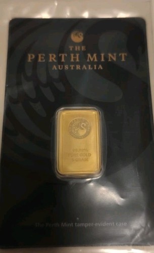 Perth mint goldbarren - perth, 5