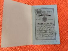 Limburg   Preußen  Deutsches Reich  Ausweis  Reisepass   1920  ( LR-3