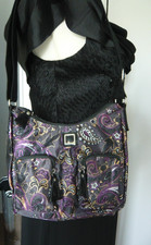 Damen Stoff Tasche Schultertasche Daniel&Ray 23x23cm