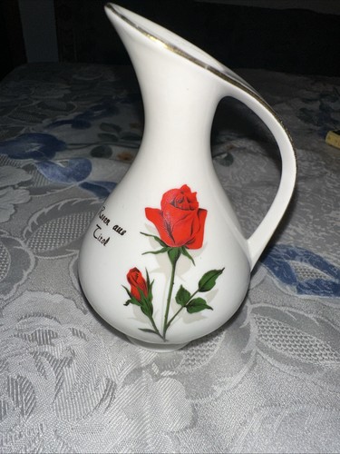 Antike vase goldrand rosen - goldrand,