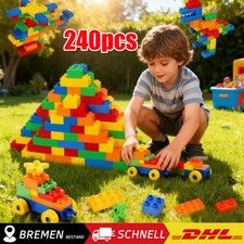 240 Stücke Grundbausteine Steine Basic doppelreihige Grundbausteine Steine HOT!