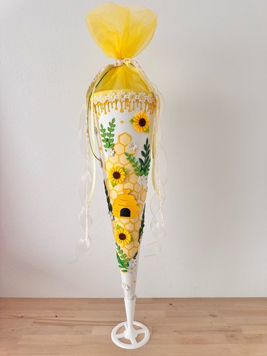 Schultüte mädchen 70cm - 70cm, 3d