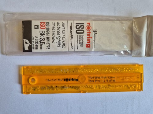 Rotring schriftschablone bk - -,