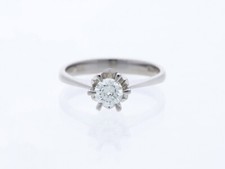 Top Preis Ring 0,44 ct. Brillant Diamant lupenrein 750 Gold Wert: 7.500 EUR deta
