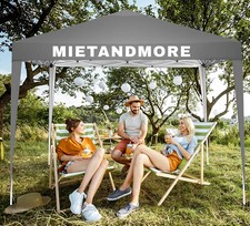 3x3m Pavillon in Grau