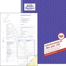 AVERY Zweckform Formularbuch - Lohn & Gehalt, Personal, Format Auswahl