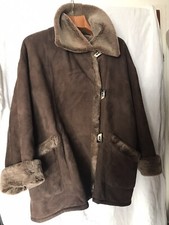 Wenzel Leder Moden Damen Lammfell Jacke Top Zustand Gr XXL AzA 70 L 82 Braun 