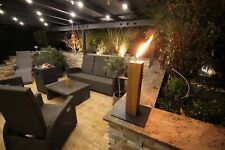 Gartenfackel aus Eiche /