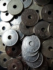 32 Münzen CROWN Token GELOCHT