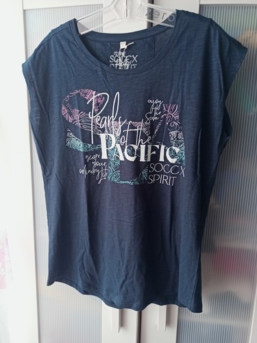 Soccx shirt blau mit print - soccx,,