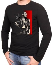 QUEEN FREDDIE MERCURY Rock Music schwarz T-Shirt Langarmshirts -1363 -SW- LA