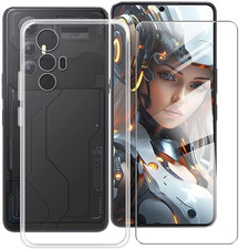 Handyhülle für Cubot Max 5 + Gehärtetes Glas