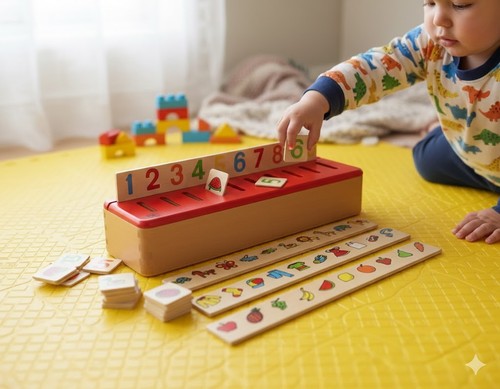 Montessori sortierbox holz - sortierbox,