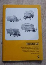 Mengele Ladewagen LW28 + LW32 + KW33 + LW37 Ersatzteilliste