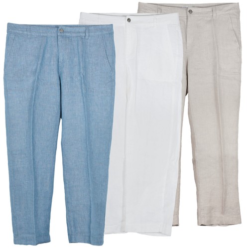 Mac nora cropped leinenhose - nora,