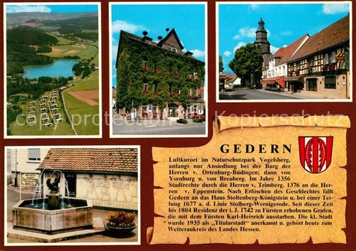 Gedern fliegeraufnahme - gedern,