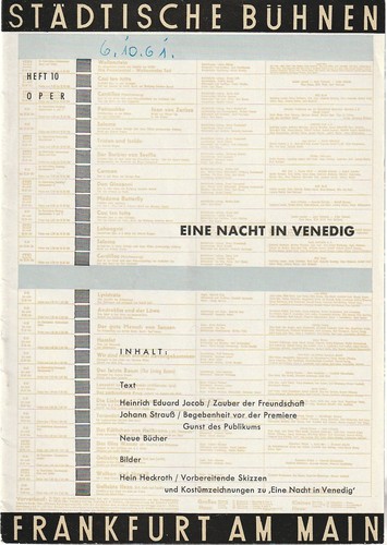 Programmheft eine nacht - programmheft,