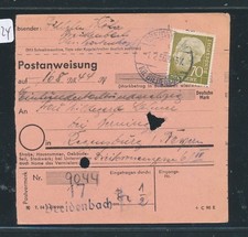 117324) Heuß Postanweisung
