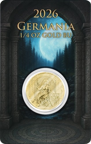 Goldmünze oz germania - goldmünze, 1/4
