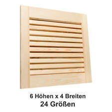 Lamellentür Lamellentüren offene Lamellen Kiefer unbehandelt Schranktür