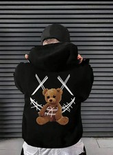 Smile Bear Herren Hoodie Kapuzenpullover Fashion Streetwear Mode Lifestyle