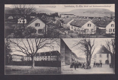 Ansichtskarte isenheim elsass - ansichtskarte,