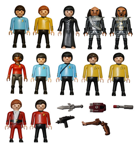 Playmobil star trek figuren - star,