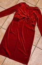 Schwangerschaftskleid Rot Samt