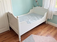 Antikes Bauernbett, Bett Vintage Shabby Chic, Kinderbett