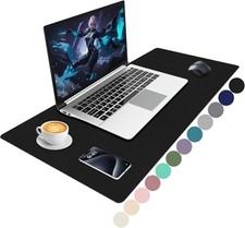 Niviy Schreibtischunterlage Leder,XXL Mousepad,Büro Tischunterlage,Rutschfest PU