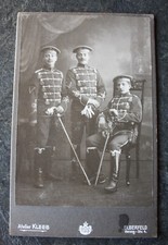 Cabinet Photo, 3 Hussars in