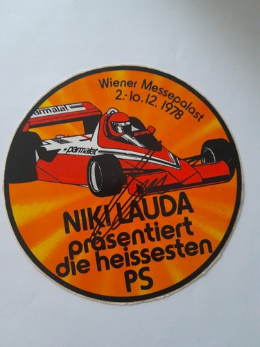 Autogramm niki lauda - autogramm,