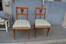 1 PAAR Biedermeier Stühle Kirsche Süddeutsch sehr  guterZustand 2 Stück