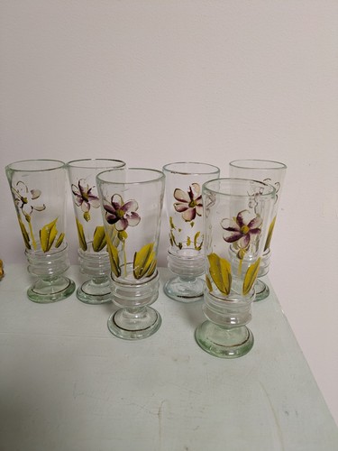 Antik jugendstil gläser mit - 6,