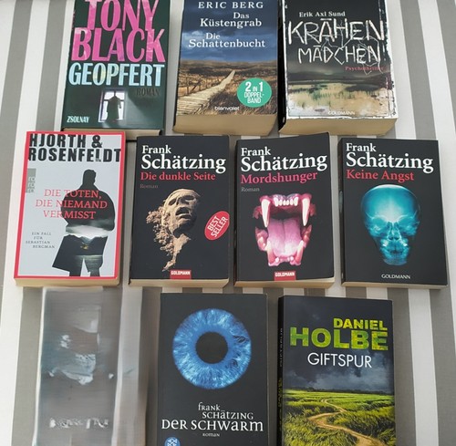 Bücherpaket 10x thriller - bücherpaket,