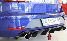 Rieger Diffusor für Seat Leon 5F ST Cupra Facelift Heckansatz schwarz glanz