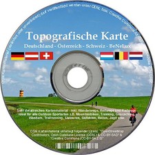 TOPO Karte GARMIN Edge GPS Oregon D A CH Geocaching Trekking Biking Alpen MAP