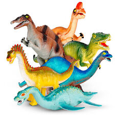 XXL Dinosaurier Saurier Spielfiguren Set Kindergeburtstag große Dinos 6-teilig
