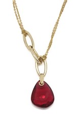 Swarovski Collier / Kette - Mini Parallele Bordeaux - Vergoldet - Original