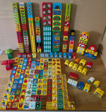 LEGO DUPLO Rarität seltene Motiv Steine Bausteine bedruckt Sammlung 270 Stück !